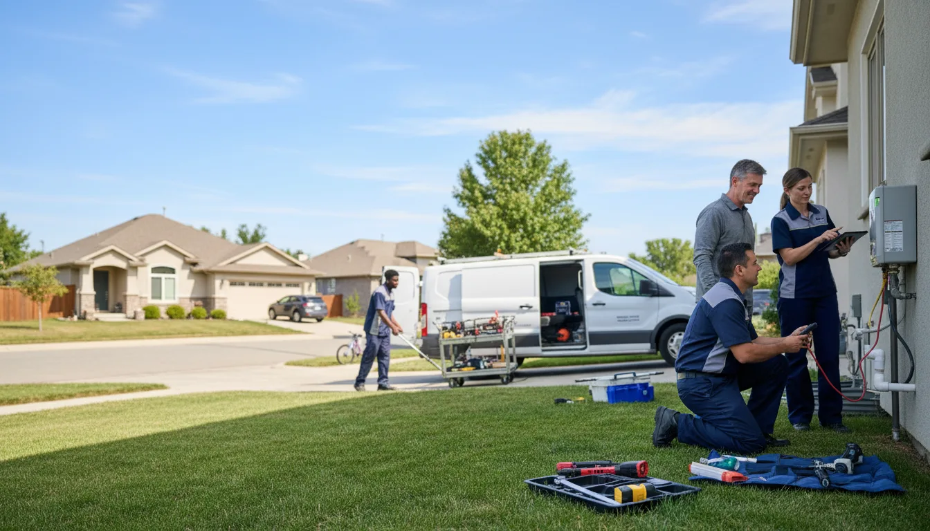 Tankless water heater service in Benton, LA